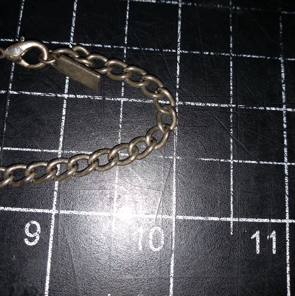 Vintage Kien Snake Chain Necklace,12 Inch Abstract Pendant, Wood & Metal… - Picture 6 of 9